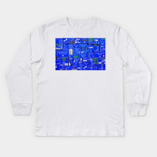 So many roads, so little time - Switzerland Kids Long Sleeve T-Shirt